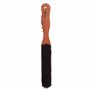 Redecker Brosse à vêtements en bois de poirier huilé et poils noirs solides