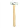 KS TOOLS Maillet à embout nylon 200g - tête Ø28mm - avec manche frêne galbé Multicolore