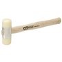 KS TOOLS Maillet à embout nylon 200g - tête Ø28mm - avec manche frêne galbé Multicolore