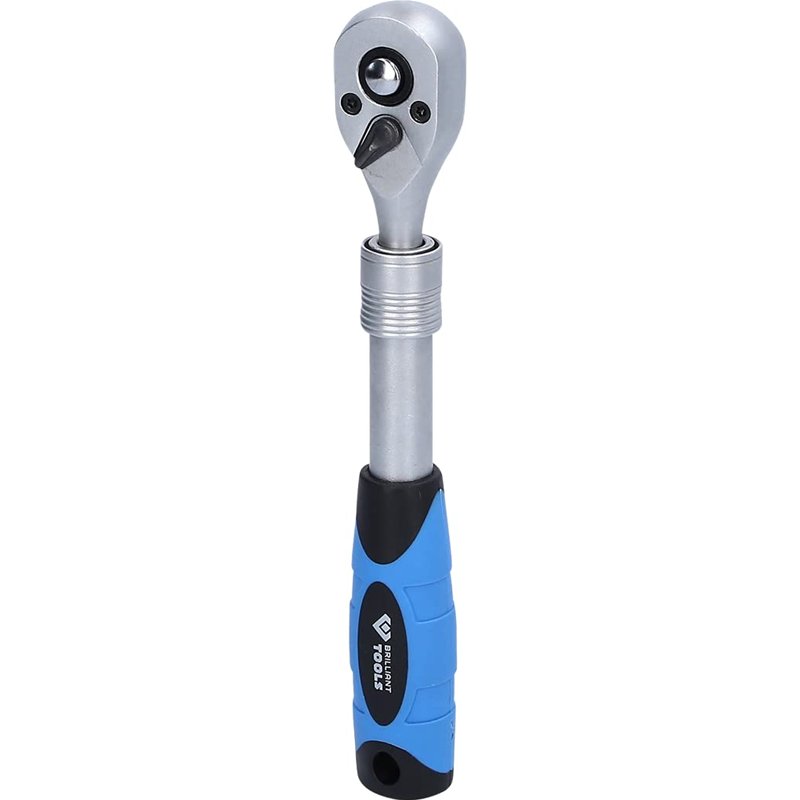 BRILLIANT TOOLS BT021996 Cliquet réversible télescopique 3/8