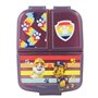PAW PATROL Boîte à Lunch pour Enfants avec 3 Compartiments - Boîte à Repas en Plastique avec Fermeture à Clip - pour Maternelle,