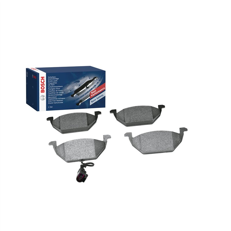 Bosch BP264 - Plaquettes de Frein Avant pour Voiture - Qualité Bosch - Réduction du Bruit et de la Poussière - Certifié ECE-R90 