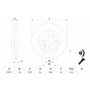 Bosch BD109 Disques de frein - Essieu avant - certification ECE-R90 - 1 jeu de 2 disques