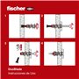FISCHER 551593 - Taco autoperforante para placa de yeso DUOBLADE (Bolsa 20 ud.)