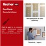 FISCHER 551593 - Taco autoperforante para placa de yeso DUOBLADE (Bolsa 20 ud.)