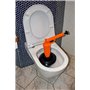Pango 3000 Déboucheur à air comprimé avec adaptateur spécial WC