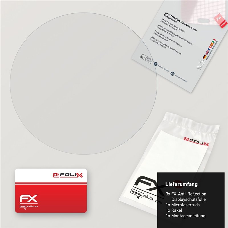 Image secondaire de atFoliX Protecteur d'écran compatible avec Garmin Forerunner 610 Film Protection d'écran, antiréfléchissant et absorbant les cho