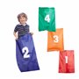 Relaxdays sauts enfants sac de pomme de terre jeu fête anniversaire set de 4 dès 3 ans