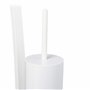 Relaxdays, blanc Ensemble brosse WC porte-papier toilettes serviteur salle de bain, HxlxP: 78 x 29 x 20 cm, acier, plastique, 1