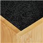 Relaxdays 10028872 Bloc Bambou Non Garni, Porte Bois, Rangement Universel 6 Couteaux, H x D 24x12 cm, Nature