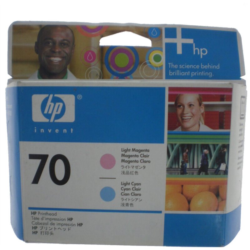 HP 70 Light Cyan&Light MAG Prin SUPLF/DESIGNJET Z2100 PS Pro B9180 NS