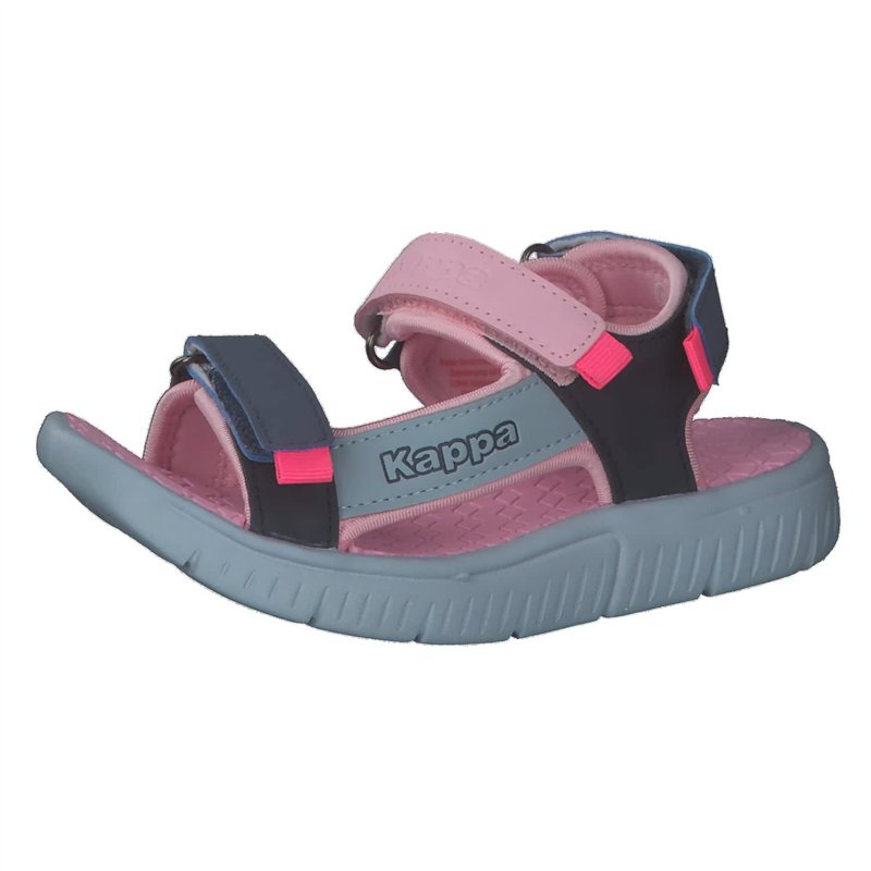 Kappa Mixte Enfant Kana MF K Sandale, Bleu Bleu L Multi, 27 EU