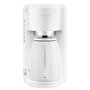 Rowenta CT380110 Cafetière Filtre Adagio Isotherme 8-12 Tasses Verseuse Anti-Goutte Maintien au Chaud 4 Heures Café Blanc
