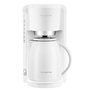 Rowenta CT380110 Cafetière Filtre Adagio Isotherme 8-12 Tasses Verseuse Anti-Goutte Maintien au Chaud 4 Heures Café Blanc
