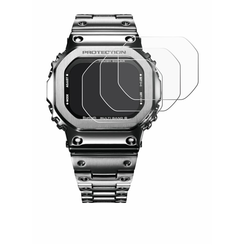 Image secondaire de savvies Protection Ecran pour Casio G-Shock GMW-B5000D-1ER (6 Pièces) - Film Protection Ultra Clair