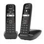 Gigaset AS690 Duo - 2 Schnurlose DECT-Telefone - kontrastreiches Display - Brillante Audioqualität - einstellbare Klangprofile -