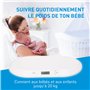 Grundig Pèse Bébés - Balance de Precision à 10 Gr - Pese Personne Max 20 Kg - Pese Bebe Fonction de Tarage - Balance Bebe Electr
