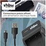 vhbw USB Chargeur Compatible avec Fujifilm Instax 90 Mini Neo Classic caméra caméscope Action-cam - Station, témoin de Charge