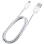Huawei Câble de données / câble de charge - Micro USB - Gris/blanc - Compatible avec les téléphones portables Huawei avec port m