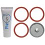Piebert Kit d'entretien 200915 (5 pièces) pour tous les groupes de percolation DeLonghi avec instructions [code QR]
