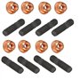 ATP I 8pcs Goujon collecteur d'échappement haute résistance 10.9 M8x40 8 M8x1.25 CU SW13 avec collier