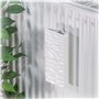 COM-FOUR® 3x humidificateur d'air chauffant - humidificateur d'air à radiateur avec motif ondulé - évaporateur d'eau de chauffag