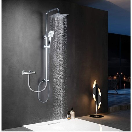 Système de douche en acier inoxydable de ELBE