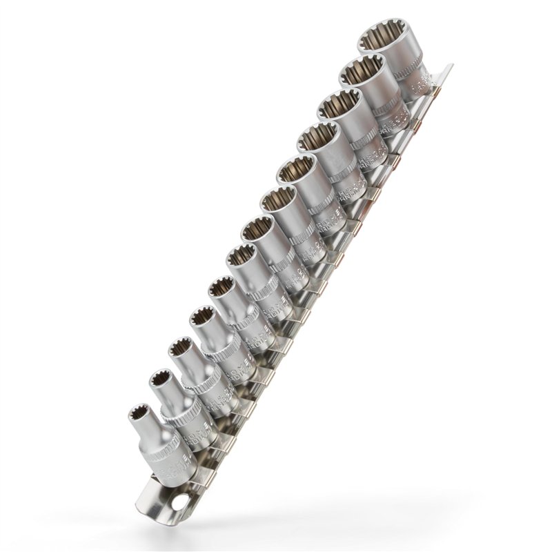 Image secondaire de Jeu de 13 douilles 1/4