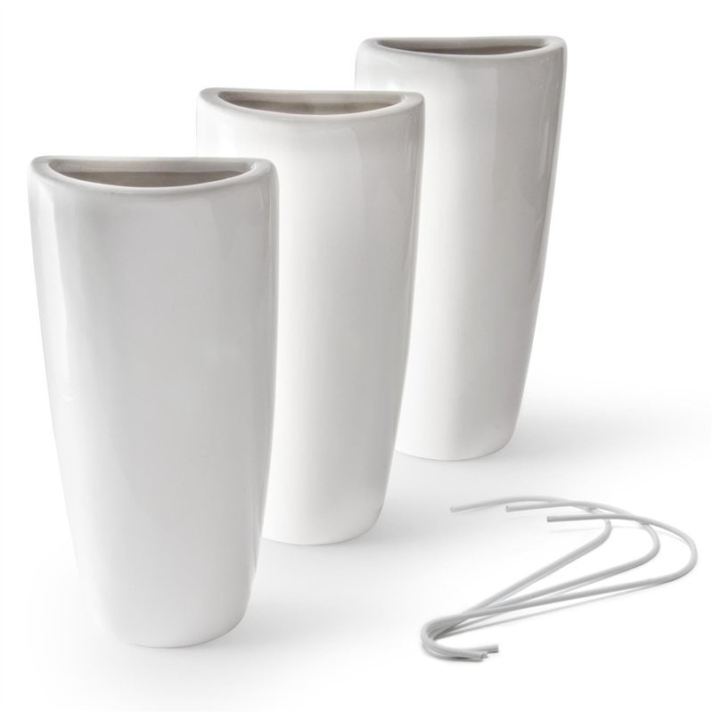 Ligano® - Lot de 3 humidificateurs d’air pour le radiateur - En céramique - Modern