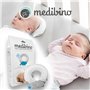 Medibino Kluba Medical | Coussin Protecteur pour bébé, prévient la déformation cranienne | équipement de lit | Blanc/Gris