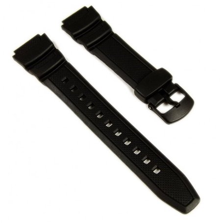 Casio 10360831 Bracelet en résine pour Montre d'homme Noir 24