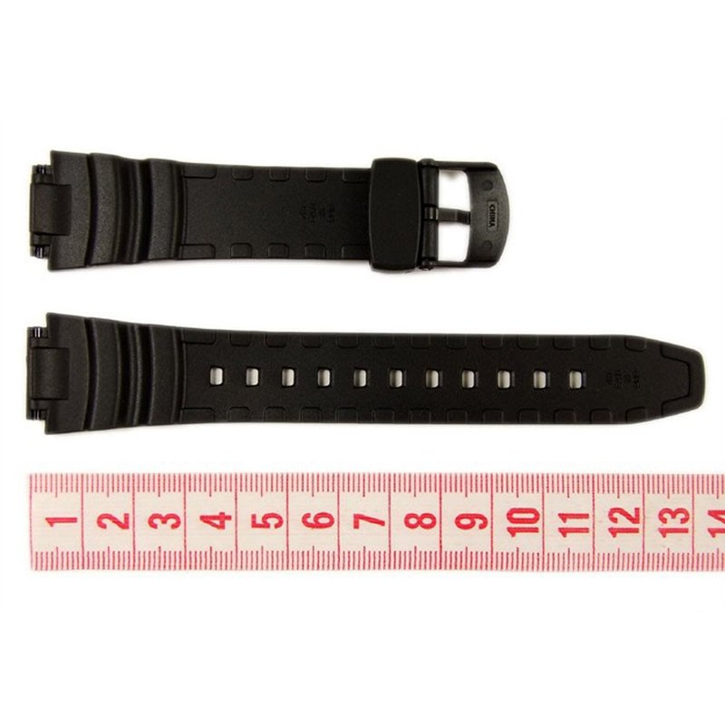 Image secondaire de Casio 10360831 Bracelet en résine pour Montre d'homme Noir 24