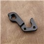 YINETTECH 2pcs VTT Vélo Arrière Engrenage Mech Dérailleur Crochet Cintre Noir Aluminium Tailhook Décrochage Cadre Adaptateur pou