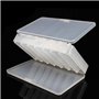 OriGlam Boîte de Rangement pour leurres de pêche - Plateaux de Rangement pour matériel de pêche - Double Face - 14 Compartiments