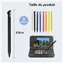 Mcbazel Styletspour New 3DS XL, Lot de 8 Stylets de Remplacement pour écran Tactile pour NS New 3DS XL (Plusieurs Couleurs)