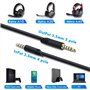 Mcbazel Cable Casque Astro A40 Remplacement du Câble Audio Auxiliaire avec Contrôle du Volume pour le Casque de Jeu Astro A10/A3