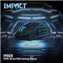 Redragon M908 Impact RGB LED MMO Mouse avec Boutons latéraux Souris de Jeu Filaire Laser avec 12,400 DPI, Haute précision, 19 Bo