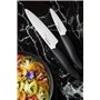Kyocera FK-075-WH BK Petit Couteau d'Office Manche Noir Lame Céramique Blanche 7, 5 cm