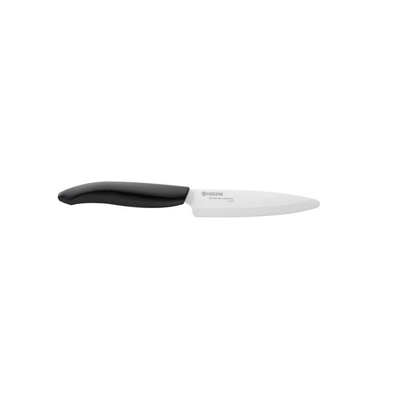 KYOCERA - FK110WHBKEU - Couteau d'office collection GEN noir, lame céramique 11 cm haut de gamme, ultra tranchante et résistante