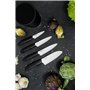 couteau Santoku et bloc rond pour 8 couteaux