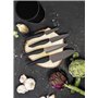 Kyocera KB-RD BK 4KN ZK EU Set de couteaux en céramique avec couteau à éplucher, couteau universel, couteau Santoku et bloc rond