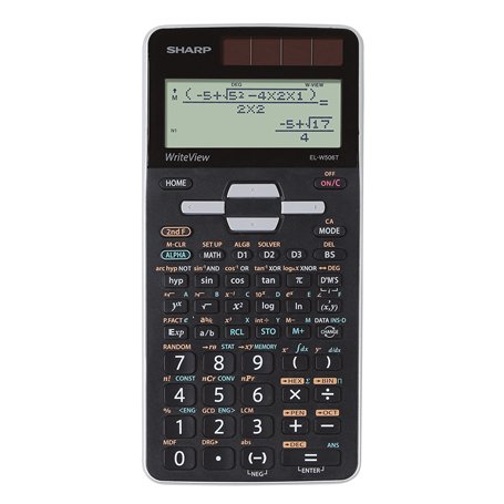 Sharp EL-W506T GY Calculatrice Scientifique EL-W506T-GY