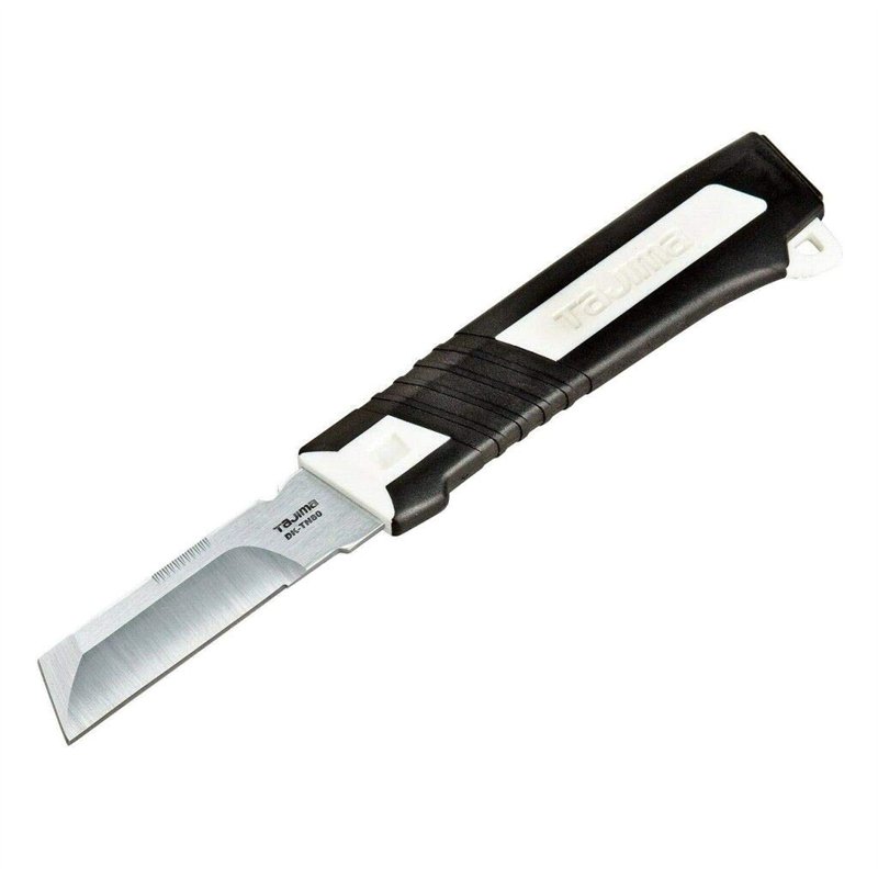 Tajima DK-TN80 Couteau de plaquiste multifonctions, Noir/Blanc