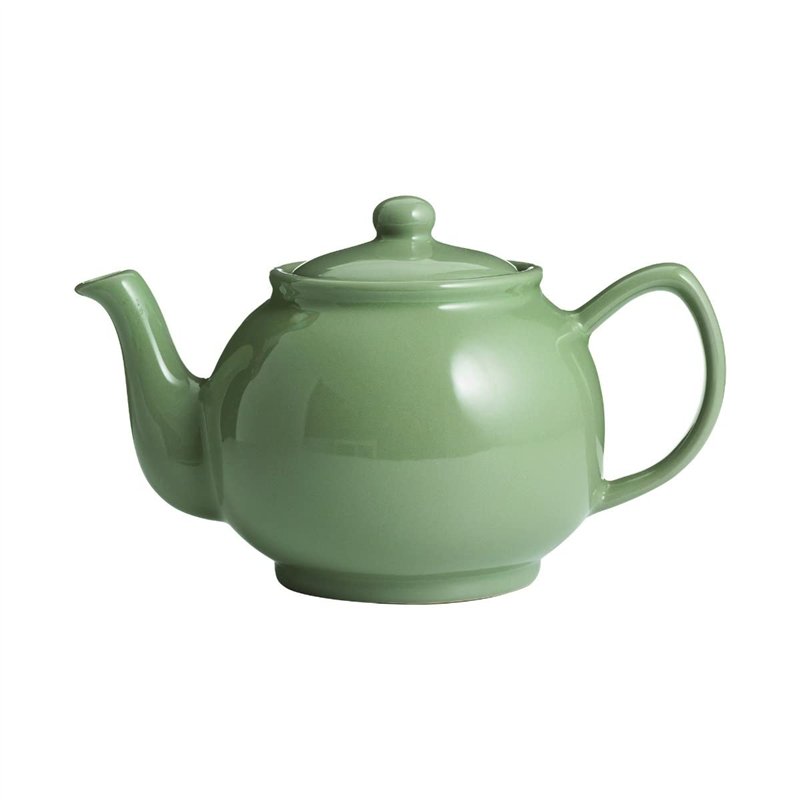 Price & Kensington Théière en céramique 6 tasses Vert sauge 1100 ml