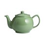 Price & Kensington Théière en céramique 6 tasses Vert sauge 1100 ml