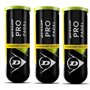 Dunlop Pro – Balles de Padel Jaune Taille Unique