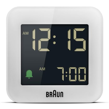 Braun Réveil de Voyage numérique avec Fonction Snooze