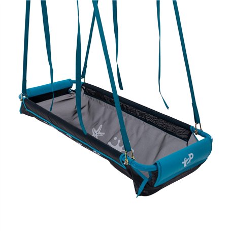 TP TOYS Balancelle Double en Forme de Bateau Pirate Bleu