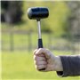 Maillet en caoutchouc Milestone Camping - Noir~ 340 g