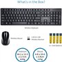 Kensington Pro Fit Ensemble Clavier et Souris sans Fil à Profil Bas pour Bureau à Domicile – Disposition Italienne, Noir, ambide